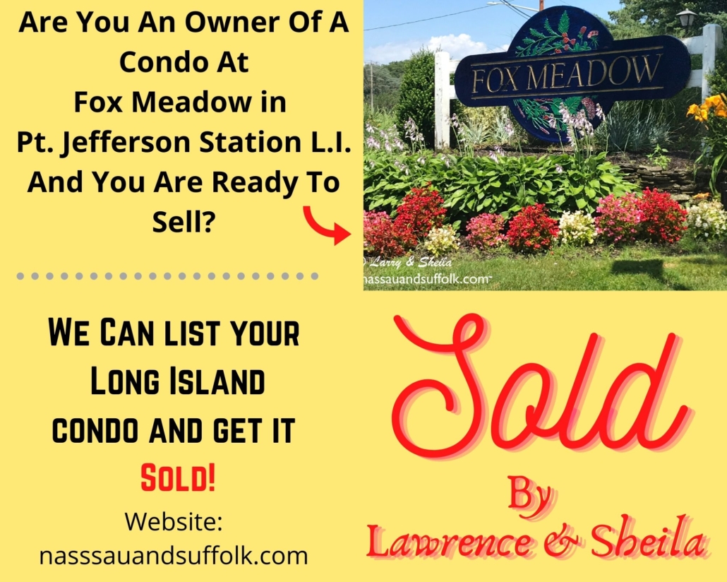 Fox Meadow in Pt. Jefferson Station New York Owners Let’s Get Your