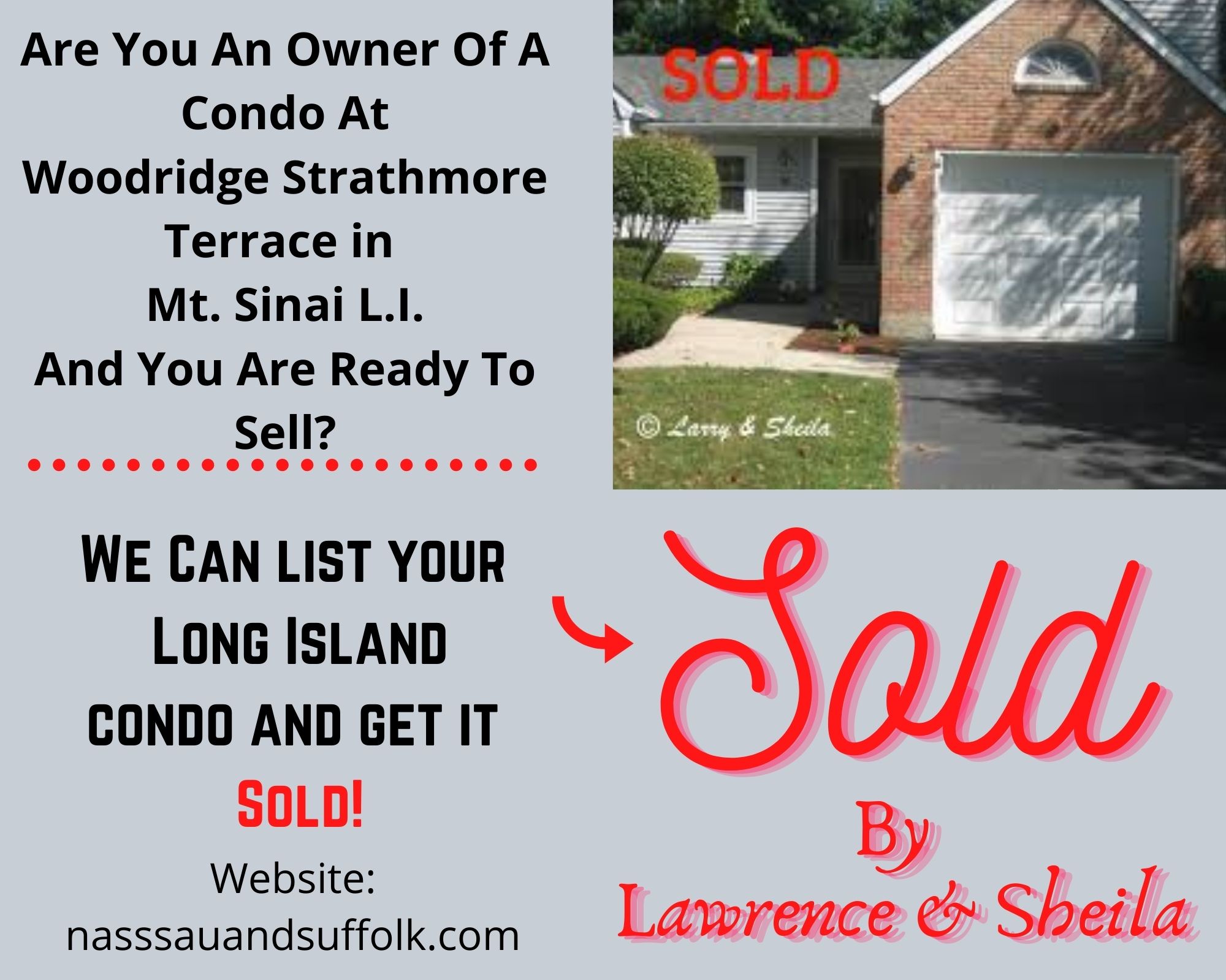 Woodridge Strathmore Terrace 55+ Condos Mt. Sinai New York Let’s Get