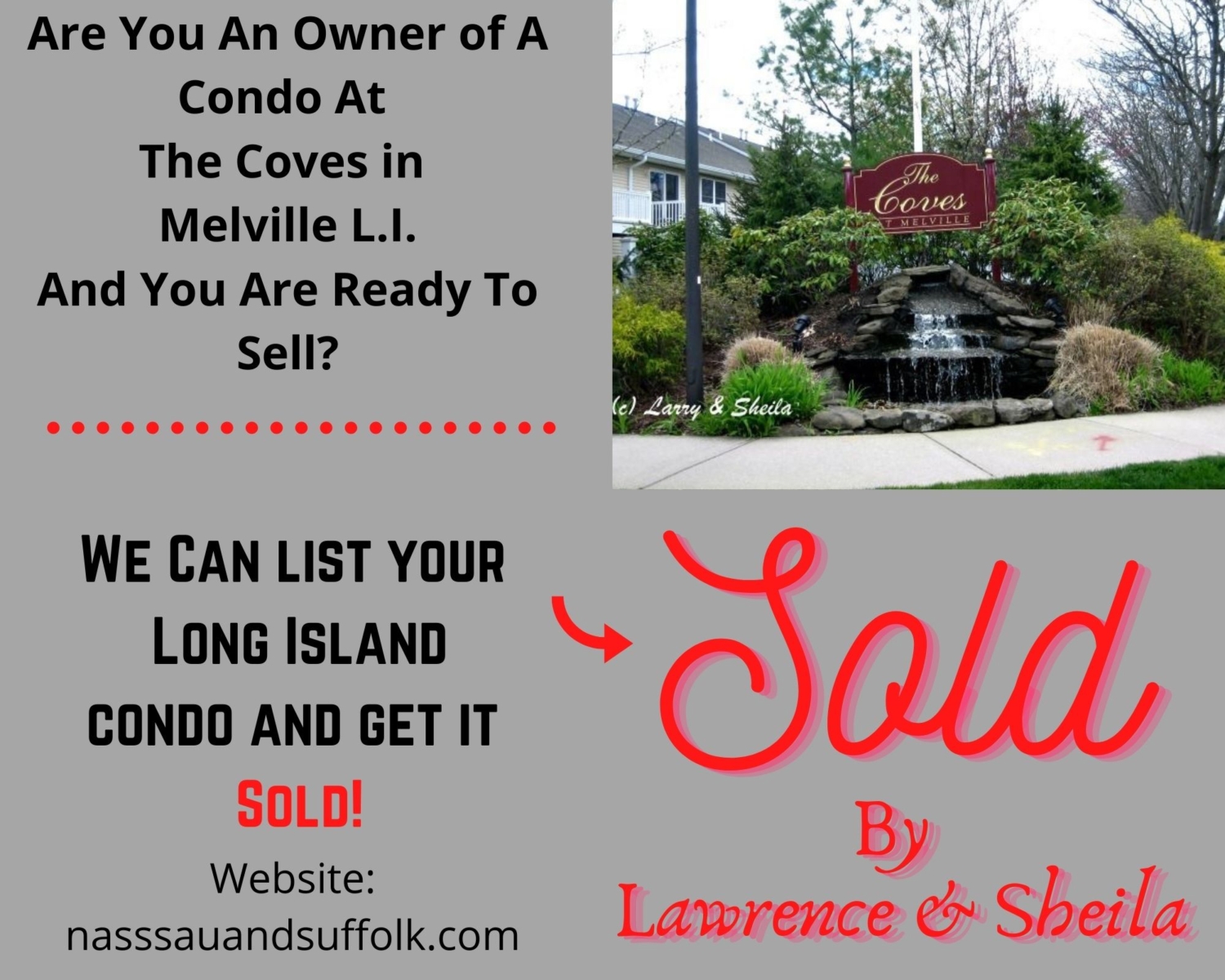 The Coves Owners Melville New York Let’s Get Your Condo Sold